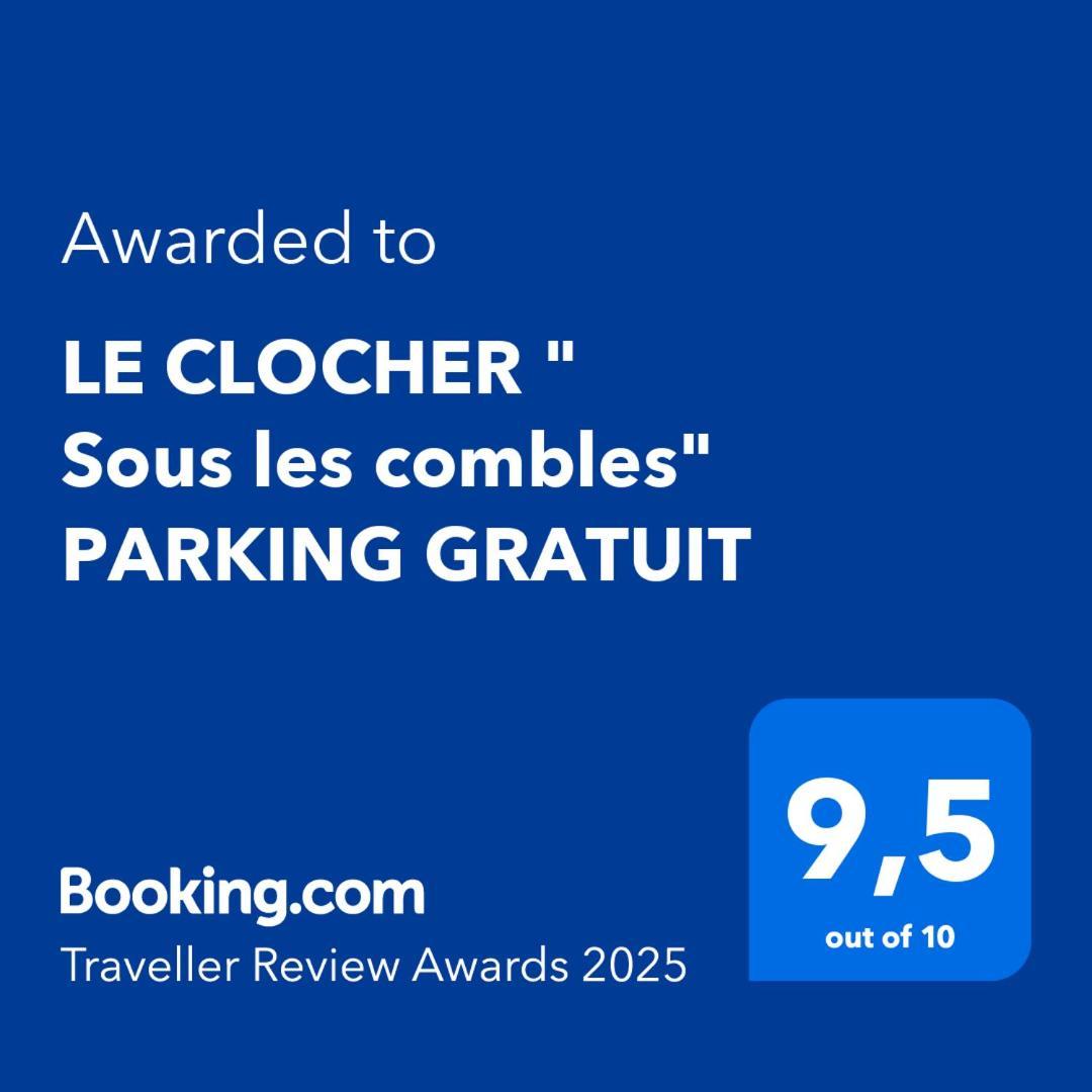 Le Clocher " Sous Les Combles" Parking Gratuit 베블렌하임 외부 사진